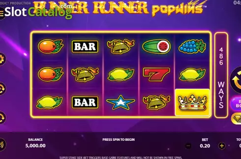 Οθόνη3. Runner Runner Popwins Κουλοχέρης