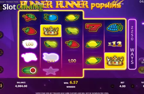 Οθόνη5. Runner Runner Popwins Κουλοχέρης