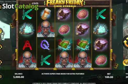 Οθόνη3. Freaky Friday Fixed Symbols Κουλοχέρης