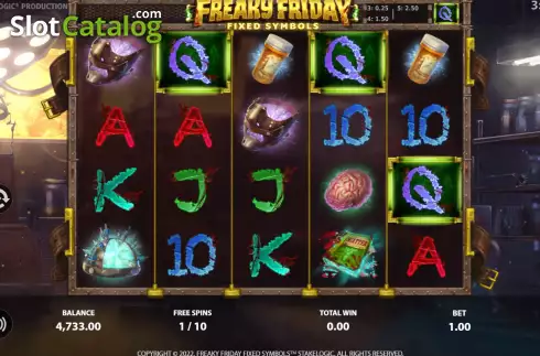 Οθόνη7. Freaky Friday Fixed Symbols Κουλοχέρης