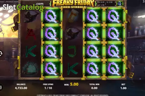 Οθόνη8. Freaky Friday Fixed Symbols Κουλοχέρης