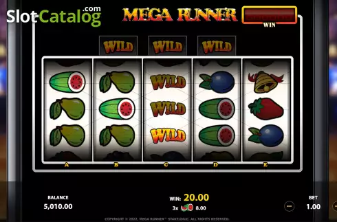 Οθόνη7. Mega Runner Κουλοχέρης
