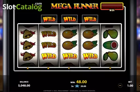 Οθόνη8. Mega Runner Κουλοχέρης