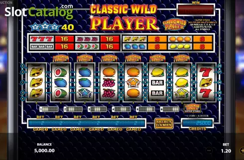 Οθόνη2. Classic Wild Player Κουλοχέρης