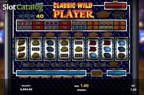 Οθόνη3. Classic Wild Player Κουλοχέρης