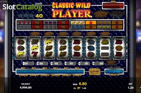 Οθόνη4. Classic Wild Player Κουλοχέρης