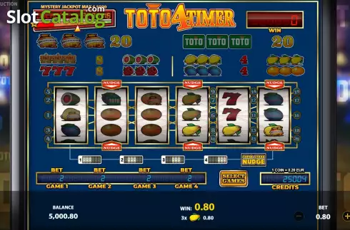 Οθόνη3. Toto4Timer Κουλοχέρης 