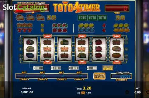 Οθόνη5. Toto4Timer Κουλοχέρης 
