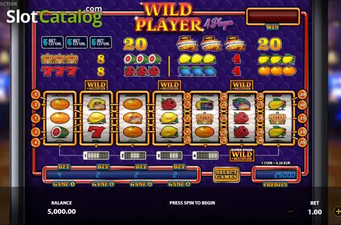 Οθόνη2. Wild Player 4 Player Κουλοχέρης