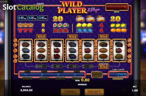 Οθόνη3. Wild Player 4 Player Κουλοχέρης