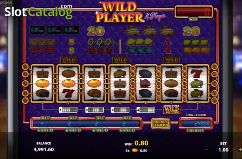 Οθόνη4. Wild Player 4 Player Κουλοχέρης