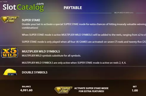 Οθόνη6. Wild Player 4 Player Κουλοχέρης