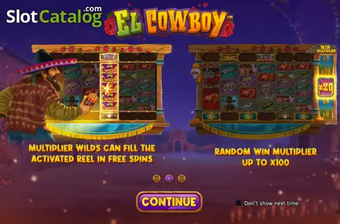 Οθόνη2. El Cowboy Megaways Κουλοχέρης