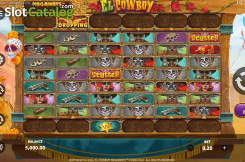 Οθόνη3. El Cowboy Megaways Κουλοχέρης