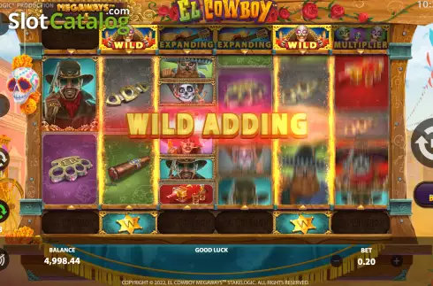 Οθόνη4. El Cowboy Megaways Κουλοχέρης