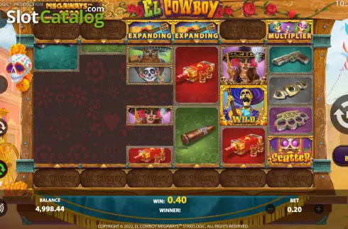 Οθόνη5. El Cowboy Megaways Κουλοχέρης