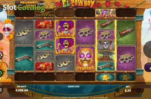 Οθόνη6. El Cowboy Megaways Κουλοχέρης