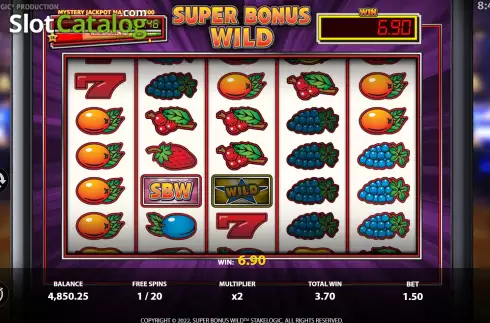 Οθόνη9. Super Bonus Wild Κουλοχέρης