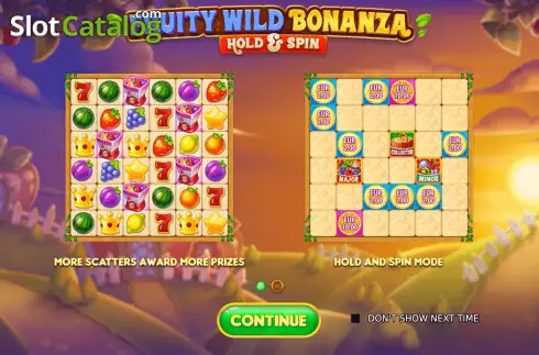 Οθόνη2. Fruity Wild Bonanza Hold and Spin Κουλοχέρης