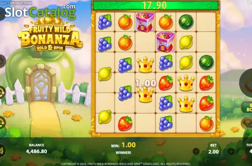 Οθόνη5. Fruity Wild Bonanza Hold and Spin Κουλοχέρης