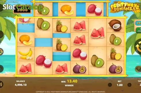 Οθόνη4. Fruityways Bonanza Megaways Κουλοχέρης