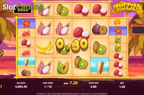 Οθόνη7. Fruityways Bonanza Megaways Κουλοχέρης