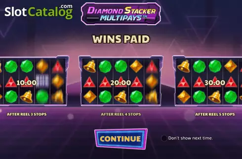 Οθόνη2. Diamond Stacker Multipays Κουλοχέρης