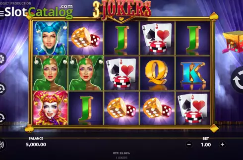 Οθόνη3. 3 Jokers Κουλοχέρης 