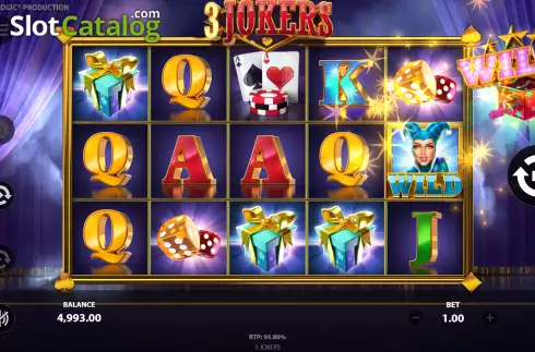 Οθόνη5. 3 Jokers Κουλοχέρης 