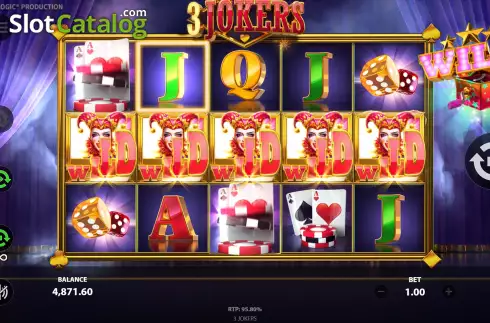 Οθόνη9. 3 Jokers Κουλοχέρης 