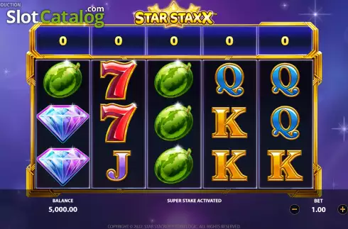 Οθόνη3. Star Staxx Κουλοχέρης