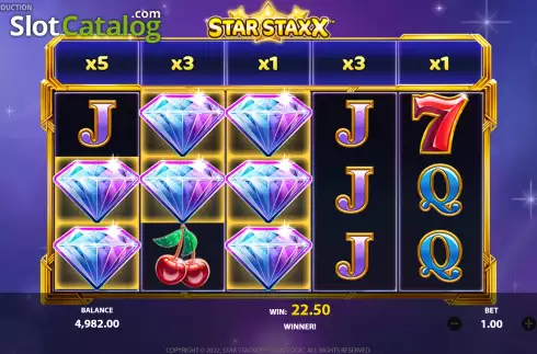 Οθόνη4. Star Staxx Κουλοχέρης
