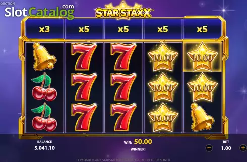 Οθόνη5. Star Staxx Κουλοχέρης