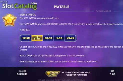 Οθόνη8. Star Staxx Κουλοχέρης