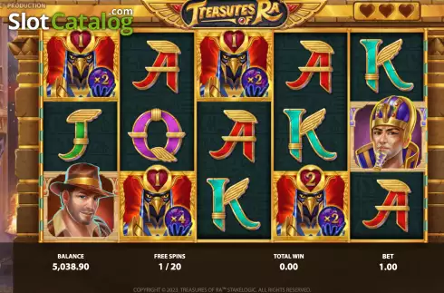 Οθόνη7. Treasures of Ra Κουλοχέρης 