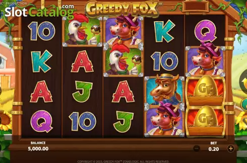 Οθόνη3. Greedy Fox Κουλοχέρης