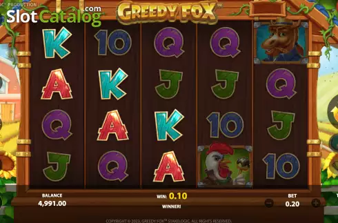 Οθόνη4. Greedy Fox Κουλοχέρης