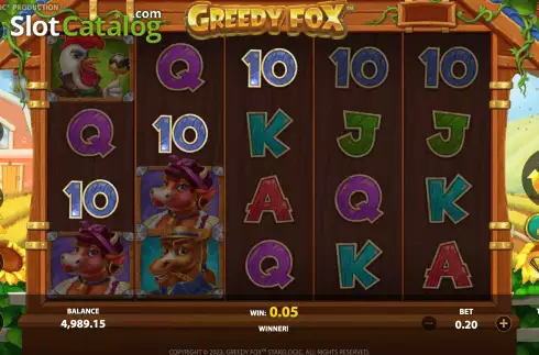 Οθόνη5. Greedy Fox Κουλοχέρης