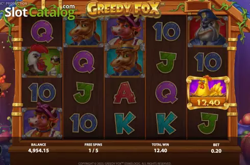 Οθόνη9. Greedy Fox Κουλοχέρης