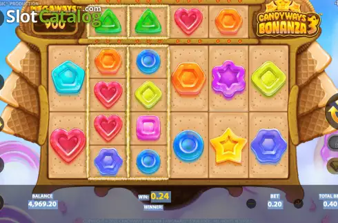 Οθόνη4. Candyways Bonanza 3 Κουλοχέρης