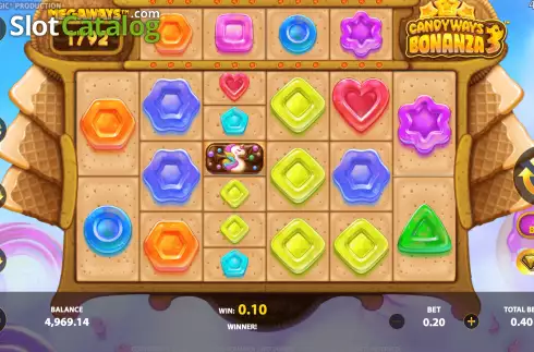 Οθόνη5. Candyways Bonanza 3 Κουλοχέρης
