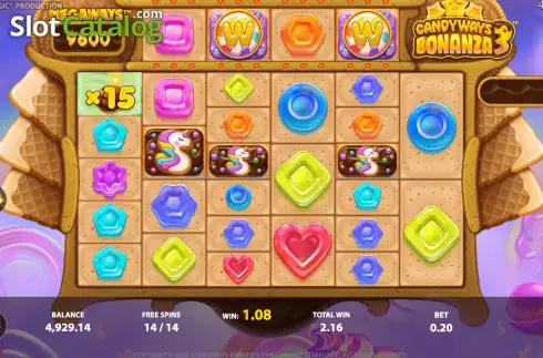 Οθόνη9. Candyways Bonanza 3 Κουλοχέρης