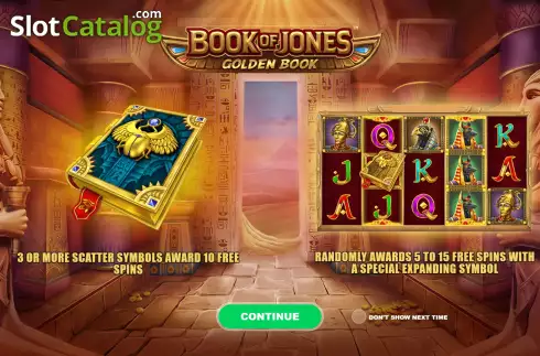 Οθόνη2. Book of Jones Golden Book Κουλοχέρης