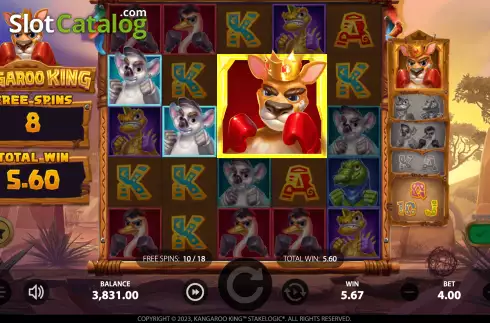 Οθόνη8. Kangaroo King Κουλοχέρης
