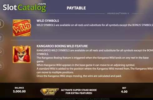 Οθόνη9. Kangaroo King Κουλοχέρης