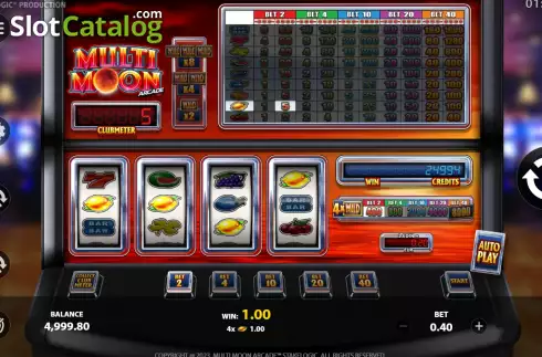 Οθόνη3. Multi Moon Arcade Κουλοχέρης