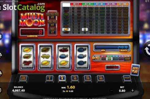 Οθόνη4. Multi Moon Arcade Κουλοχέρης