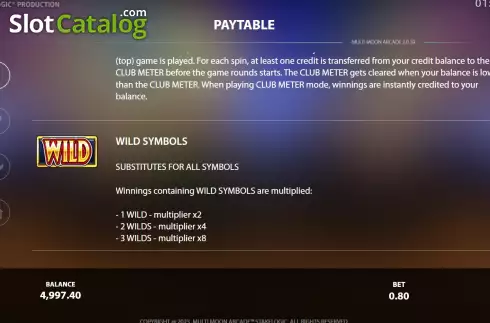 Οθόνη6. Multi Moon Arcade Κουλοχέρης