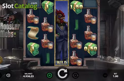 Οθόνη7. Rooster Mobs Κουλοχέρης
