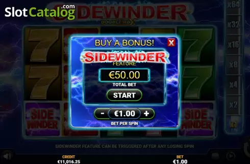 Οθόνη5. Sidewinder DoubleMax Κουλοχέρης